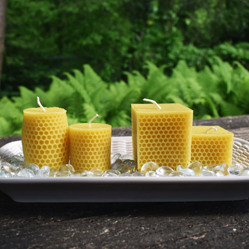 Honeycomb Beeswax Candle Set